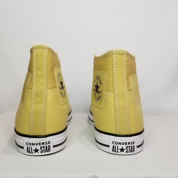 Converse Unisex  CTAS Canvas Hi Top Sneaker Men  Size 10.5 A07500F Sunflower NWB - Picture 7 of 9